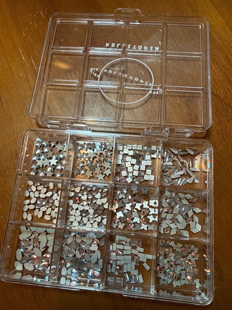 鑽飾12款 平底鑽盒(凱莉愛色 日落鍍膜)