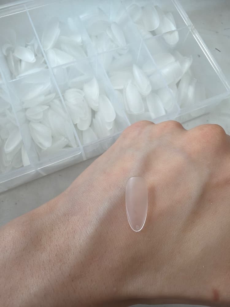 全尺碼 免底膠甲片 短橢圓