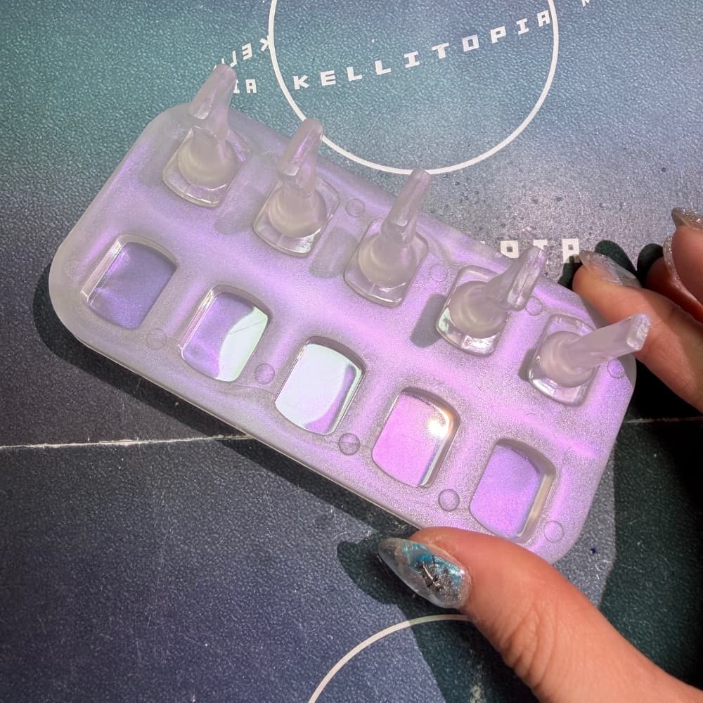 幻彩10入甲片座 不影響吸貓眼